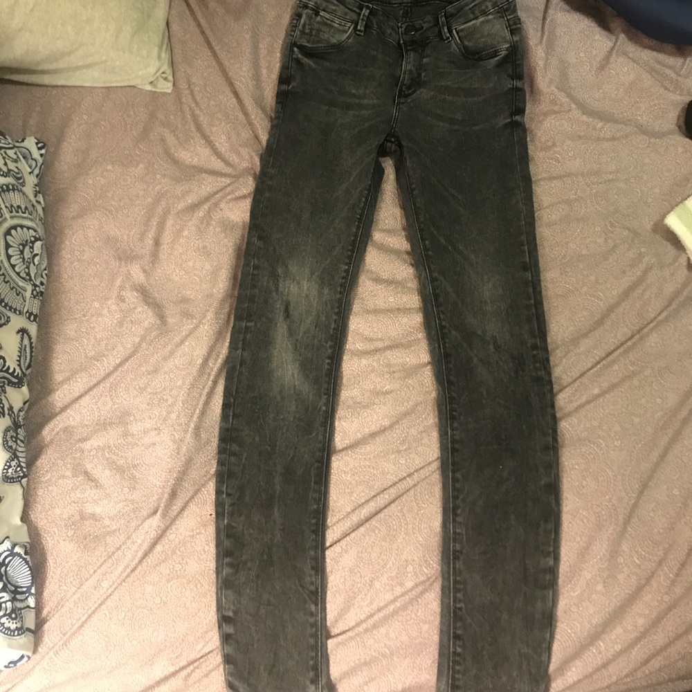 Zara Charcoal wash skinny jeans